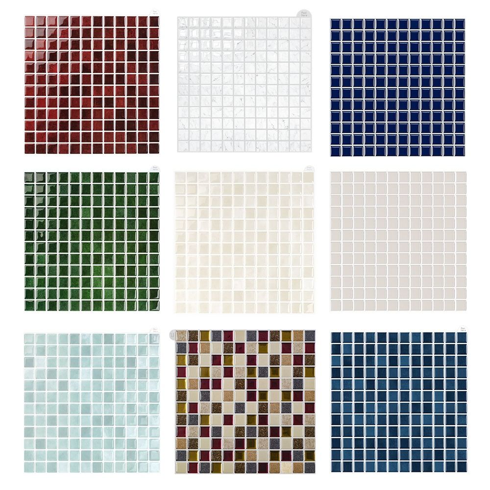 Ceramic Tile Blank - Adesivi per Piastrelle da Parete Autoadesivi,