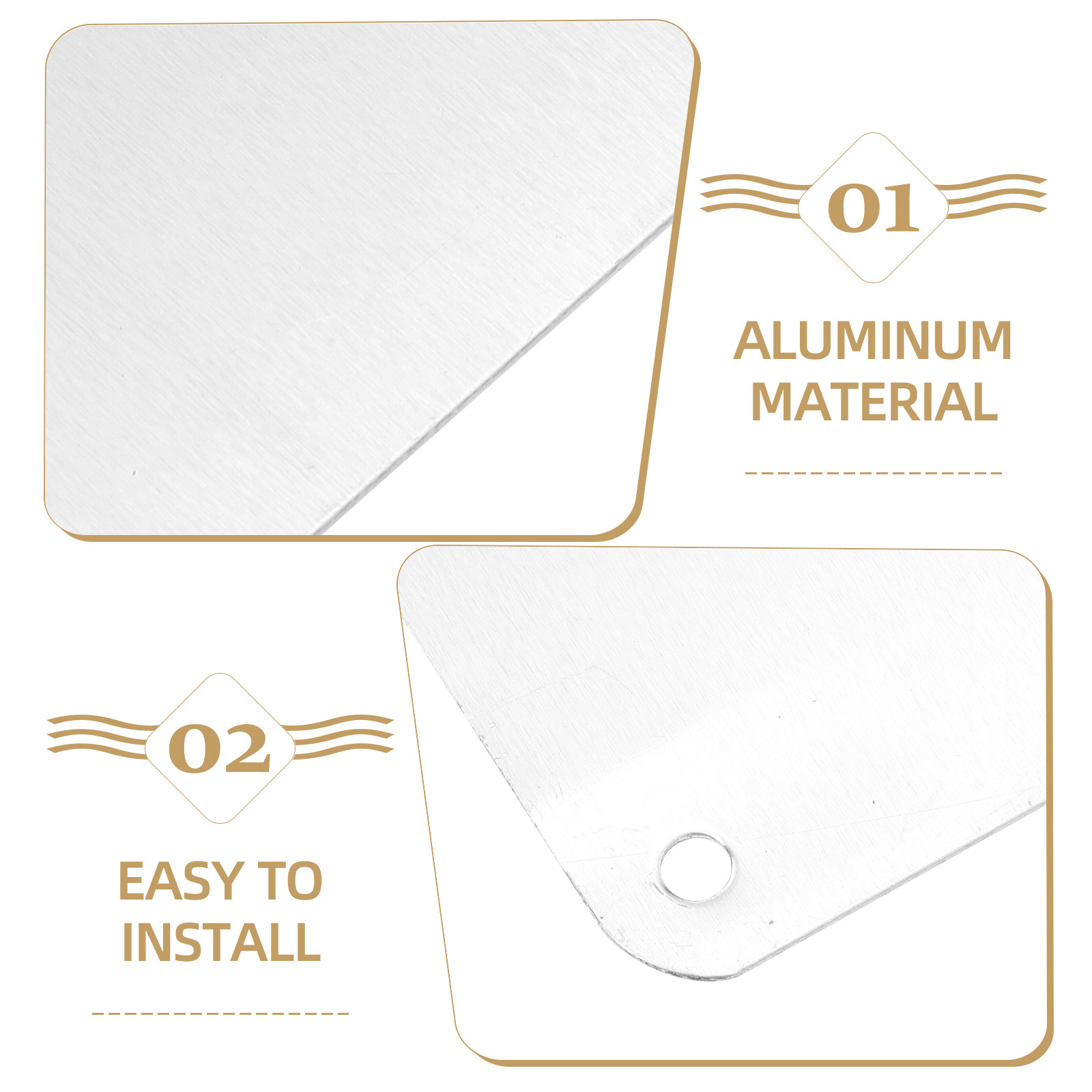 2 pezzi di targhe in alluminio - Yard Sign Blank recensione e prezzo