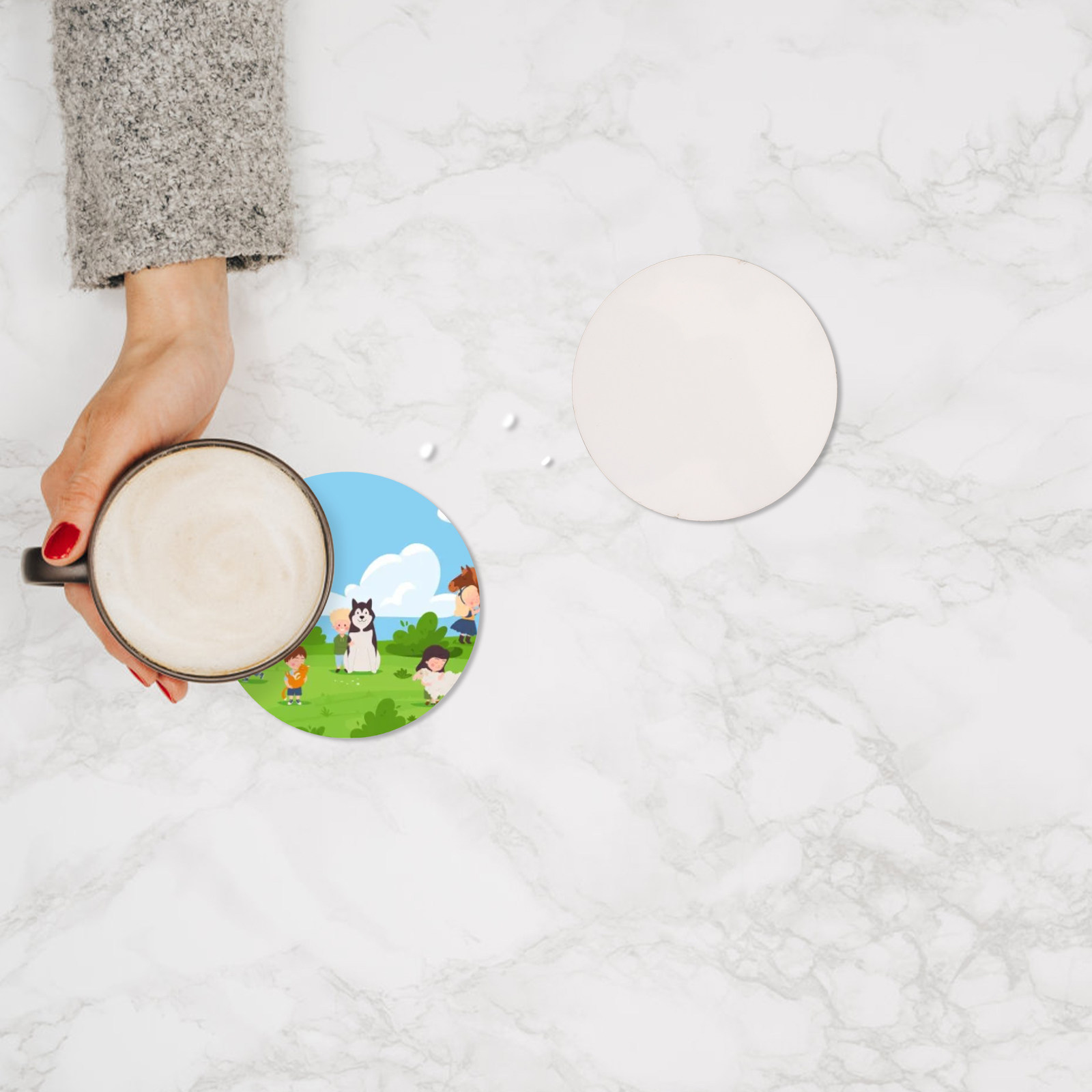 Sottobicchieri in legno per su - Coaster Sublimation Blank recensione e prezzo